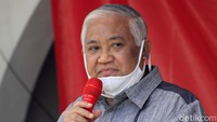 Mantan Ketua Umum PP Muhamaddiyah Din Syamsudin memberikan sambutan dalam deklarasi KAMI Jawa Barat.