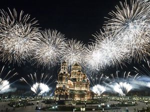 Meriahnya Festival Musik Militer Internasional di Moskow