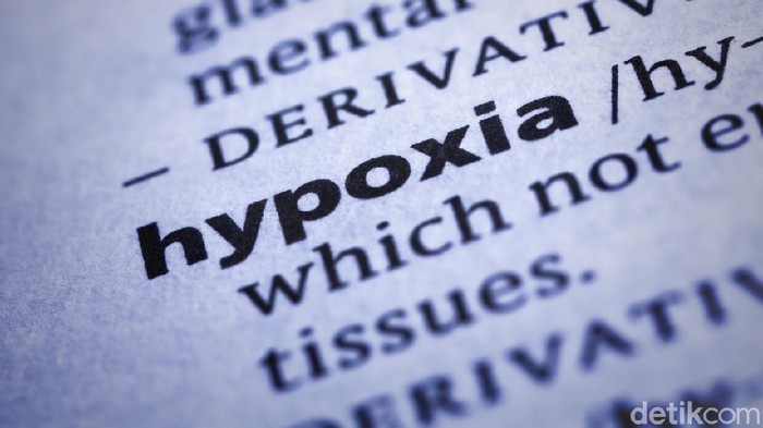 Hypoxia: Dictionary Close-up. Hypoxia is a condition in which the body or a region of the body is deprived of adequate oxygen supply.  Selective focus and Canon EOS 5D Mark II with MP-E 65mm macro lens.