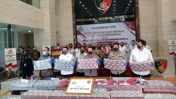 Konferensi Pers Kabareskrim Komjen Listyo Sigit Prabowo