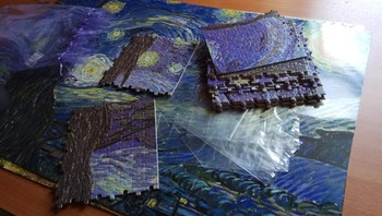 Saya memesan puzzle jigsaw, namun seudah jadi terpasang Foto: Brightside