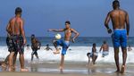 Duh, Wisatawan Brasil Membludak di Pantai Kala Pandemi