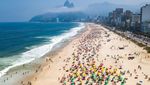 Duh, Wisatawan Brasil Membludak di Pantai Kala Pandemi