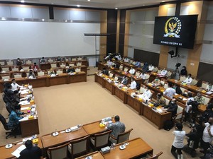 Komisi VIII DPR Rapat RUU Penanggulangan Bencana, Mensos-Menkes Hadir