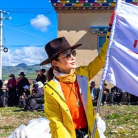 Foto-foto yang beredar berasal dari acara penggalangan dana yang diadakan teman dekat Sharla, aktor Max Mok. Foto: dok. Weibo