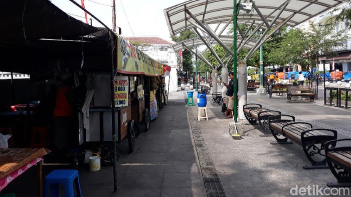 Suasana pedestrian Malioboro, Kota Yogyakarta, Senin (7/9/2020).