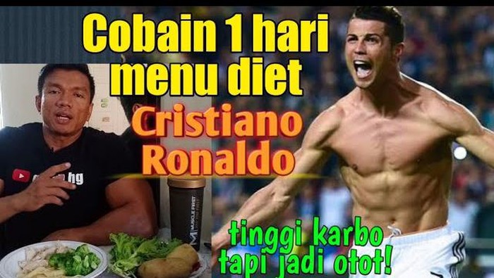 Youtuber Ikuti Pola Makan Ronaldo, Makan 6 Kali Sehari Youtuber Ikuti Pola Makan Ronaldo, Makan 6 Kali Sehari