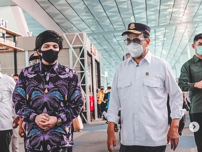 Atta Halilintar bertemu budi karya