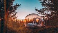 Traveler dapat menyewa kamar gelembung ini mulai USD 172 (sekitar Rp 2,5 juta) per malam. Sedangkan bila menginap sambil mengikuti tur tempat wisata, harganya adalah USD 430 (sekitar 6,4 juta) per malam. (Foto: buuble.com)