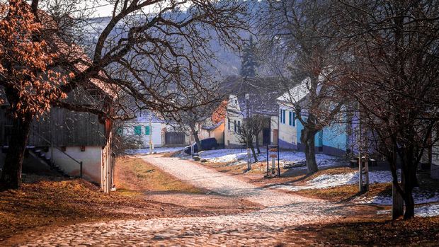 Desa Viscri di Transylvania