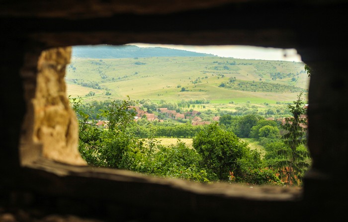 Desa Viscri di Transylvania