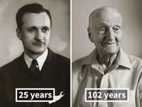 fotoinet 100 tahun dulu sekrang wajah manusia