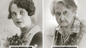 Foto masa muda Anna Vašinová di hari setelah pernikahannya yang tampil cantik hingga tua pun. Foto: Boredpanda
