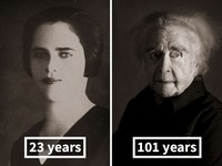 fotoinet 100 tahun dulu sekrang wajah manusia
