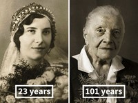 fotoinet 100 tahun dulu sekrang wajah manusia