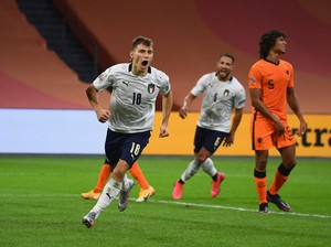 UEFA Nations League: Italia Bungkam Belanda 1-0