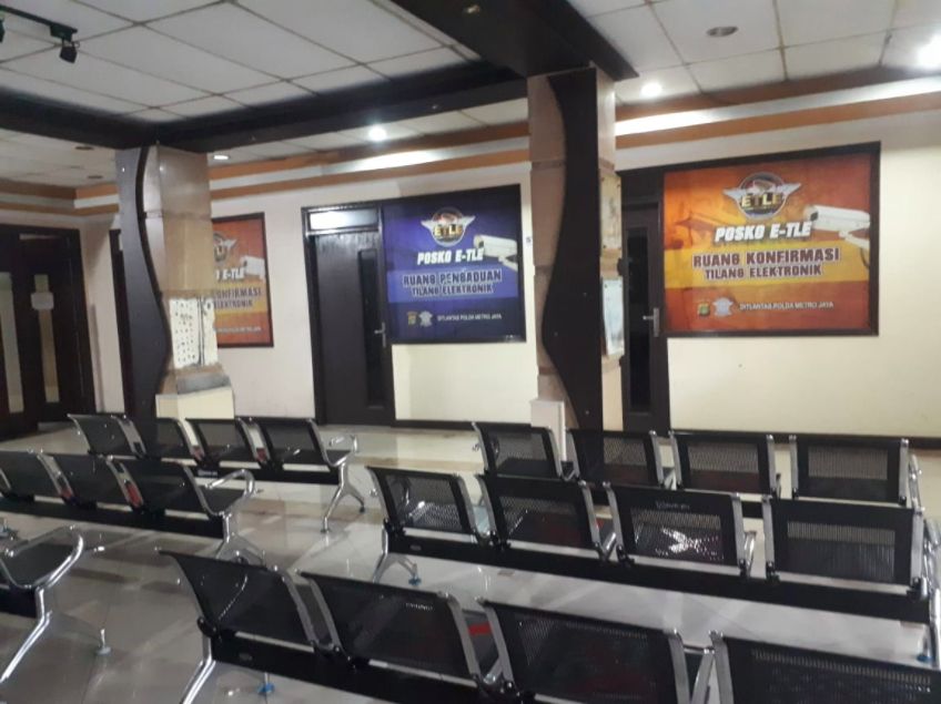Posko E-TLE di Subdit Gakkum Ditlantas Polda Metro Jaya