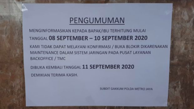 Posko E-TLE di Subdit Gakkum Ditlantas Polda Metro Jaya