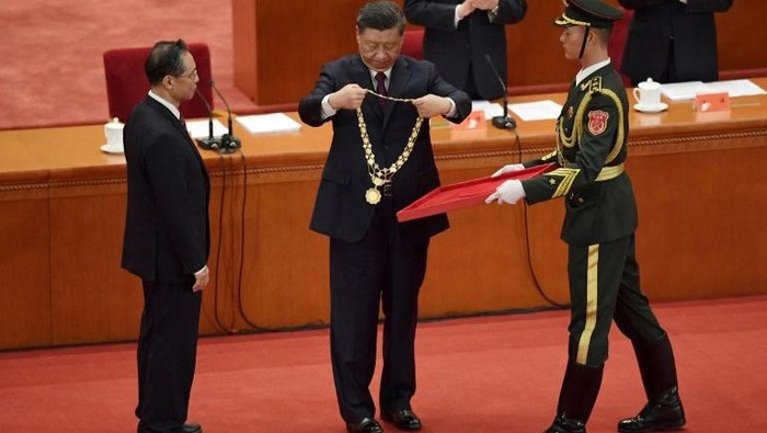 Presiden Xi Jinping mengatakan China telah melewati ujian sejarah (AFP Photo)