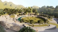 Dilihat detikTravel dari laman Instagram arsitek Yori Antar dari PT HAN AWAL, pihaknya mengusung desain bertema Jurassic untuk menata Pulau Rinca.