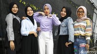 Putih Abu-abu merupakan girlband yang beranggotakan Raikhansa, Karina, Intan, Cheryl dan Taya. Foto: Dikhy Sasra
