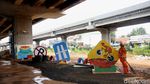 Taman Pilar Jati Bikin Kolong Tol Becakayu Makin Cantik