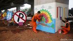 Taman Pilar Jati Bikin Kolong Tol Becakayu Makin Cantik