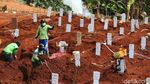 Kuota Makam Jenazah Corona di TPU Pondok Rangon Makin Menipis
