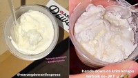 Seperti yang tertangkap layar akun fanbase Zidny, mereka ternyata sama-sama sedang mencicipi es krim kelapa. Kata keduanya sih es krim ini benar-benar enak. Foto: Instagram zidnylthfa/zidnylthhfa