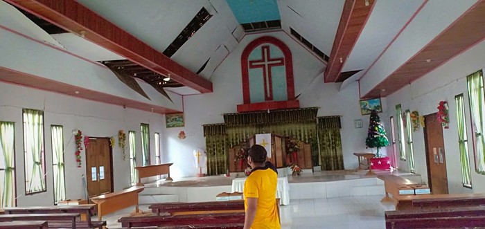  Dampak  Gempa di Talaud Sulut 27 Rumah Rusak  2 Orang Terluka
