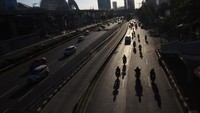 Edison juga mengatakan dirinya mendukung kebijakan ganjil genap untuk motor tapi bukan sebagai kebijakan dalam rangka penanggulangan pandemi COVID-19. ANTARA FOTO/Indrianto Eko Suwarso  