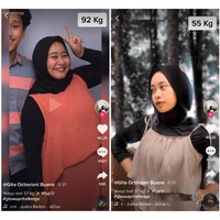 Ketika dikonfirmasi oleh Wolipop, Gita tak menyangka jika videonya bisa viral. Dia mengunggah video tersebut untuk mengenang berbagai rintangan yang dijalaninya bersama Rafi ketika menurunkan berat badan bersama. Raffi sendiri sukses menurunkan beratnya dari 87 kg menjadi 70 kg, sehingga total penurunan berat badan mereka adalah 54 kg. Foto: Dok. pribadi Gita Octaviani.