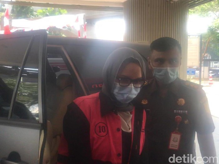 Jaksa Pinangki diperiksa di Kejagung, Jakarta, Rabu (9/9)