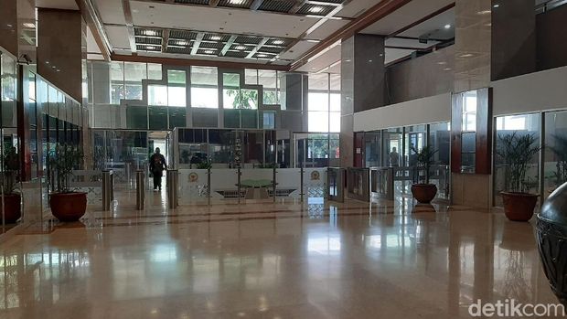 Kondisi Gedung DPR (Azizah/detikcom)