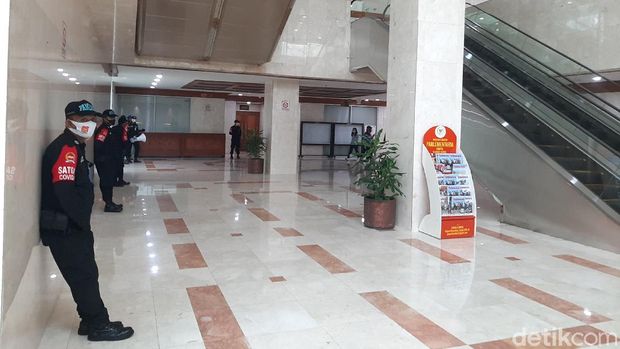 Kondisi Gedung DPR (Azizah/detikcom)