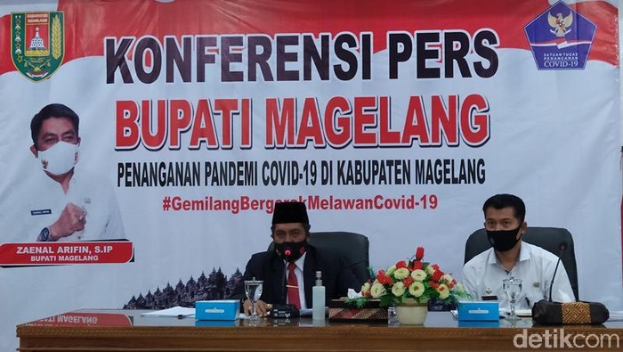 Konferensi pers penanganan COVID-19 di Kabupaten Magelang