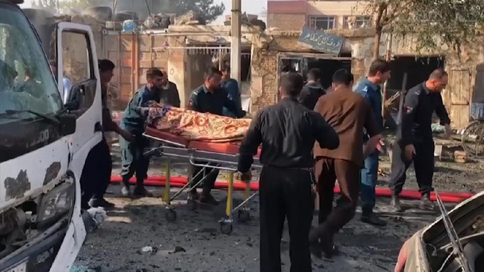 Konvoi Wapres Afghanistan Diserang Bom Bunuh Diri