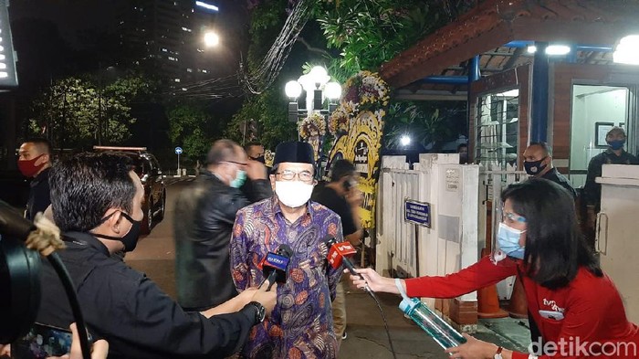 Menteri ATR/BPN Sofyan Djalil melayat mendiang Jakob Oetama