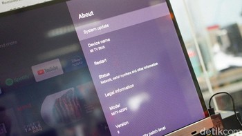 Sistem yang dimiliki Mi TV Stick. Foto: Adi Fida Rahman/detikINET  