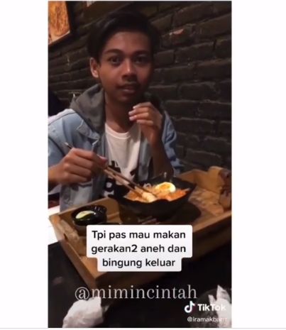 Netizen ini browsing cara pakai sumpit