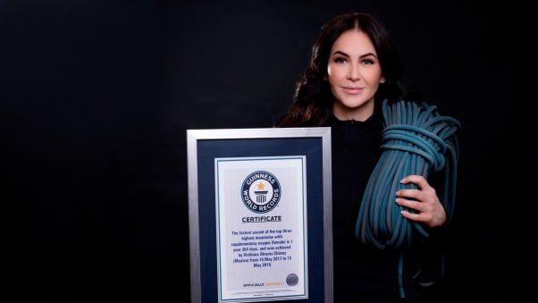 Pendaki wanita Viridiana Álvarez Chávez