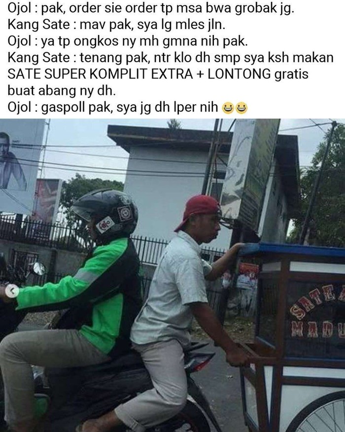 pesanan makanan nyeleneh