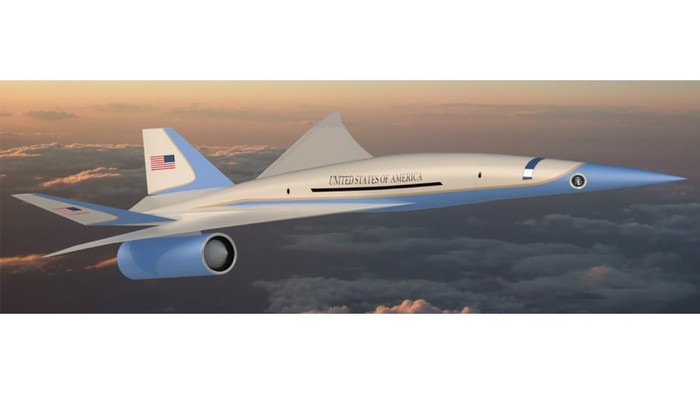 Pesawat Air Force One versi supersonik