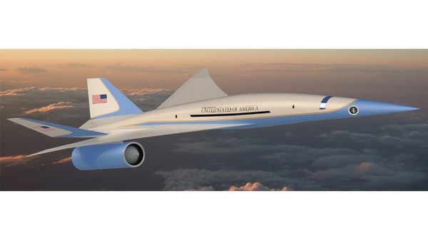 Kemungkinan pesawat prototipe Air Force One supersonik akan mengudara di awal 2025. Start-up dari California, Exosonic sedang mengerjakan twinjet yang bisa melaju di Mach 1.8. Mesin supersonik rendah ledakan ini menarik perhatian Presidential and Executive Airlift Directorate (PE), yang mengurusi Air Force One. Â Kemungkinan pesawat prototipe Air Force One supersonik akan mengudara di awal 2025. Start-up dari California, Exosonic sedang mengerjakan twinjet yang bisa melaju di Mach 1.8. Mesin supersonik rendah ledakan ini menarik perhatian Presidential and Executive Airlift Directorate (PE), yang mengurusi Air Force One. Â