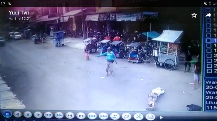 Pria Tasikmalaya tiba-tiba pingsan saat menyebrang, warga tak berani menolong