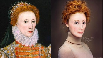 Ratu Elizabeth I Tudor. Ia pun memiliki cara yang super kreatif untuk menggabungkan keduanya yang ia sukai. Foto: Instagram/royalty_now_
