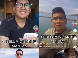Viral Perubahan Tubuh Pria Sebelum dan Setelah Disakiti Mantan, Auto Pangling