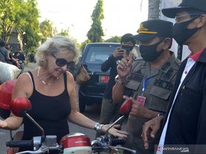 Tak Pandang Bulu, Puluhan WNA Terjaring Sidak Masker di Bali