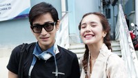 Bio One dan Beby Tsabina saat ditemui di kawasan Trans TV, Kapten Tendean, Jakarta Selatan pada Rabu (9/9). Pool/Palevi S/detikFoto.