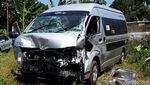 Foto Mobil Ringsek Saksi Kecelakaan Maut di Tol Boyolali